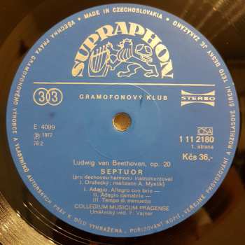 LP Ludwig van Beethoven: Septuor