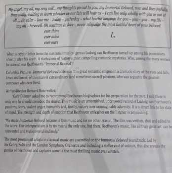 CD Ludwig van Beethoven: Ludwig Van B. - Immortal Beloved (Original Motion Picture Soundtrack)