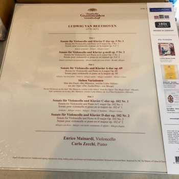 3LP/Caja Ludwig van Beethoven: Sonatas For Violoncello And Piano / Seven Variations On The Duet "Bei Männern, Welche Liebe Fühlen" From "The Magic Flute" (Mozart)