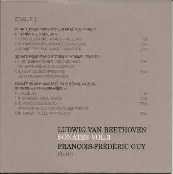 3CD/Caja Ludwig van Beethoven: Sonates Vol.3