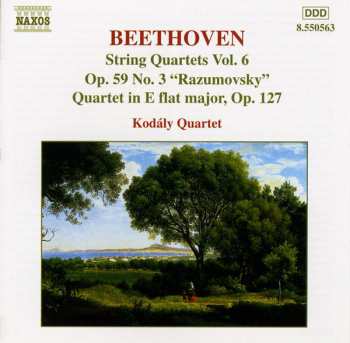 Álbum Ludwig van Beethoven: String Quartets Vol. 6 - Op. 59 No. 3 "Rasumovsky" • Quartet In E Flat Major, Op. 127