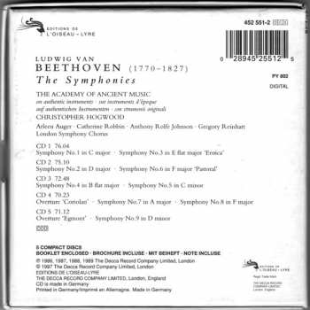 5CD/Caja Ludwig van Beethoven: The Symphonies