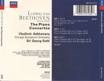 3CD Ludwig van Beethoven: The Piano Concertos