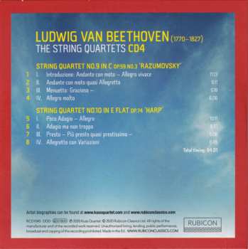 8CD/Caja Ludwig van Beethoven: The String Quartets (Live From Suntory Hall, Tokyo)