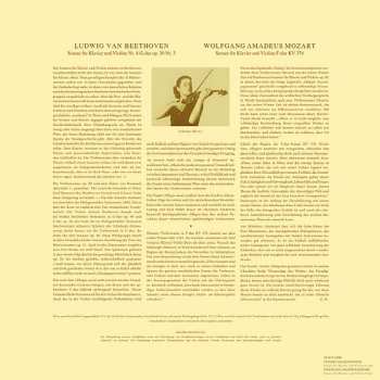 LP Ludwig van Beethoven: Sonate Für Klavier Und Violine Nr.8 G-Dur Op.30 Nr3; Sonate Für Klavier Und Violine F-Dur Kv 376