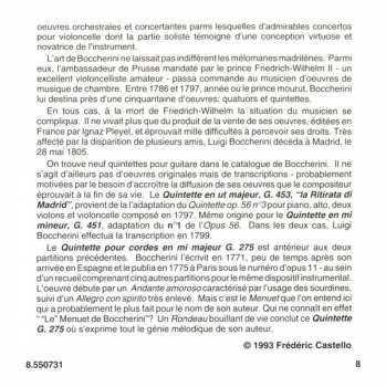 CD Luigi Boccherini: Guitar Quintets Vol. 3