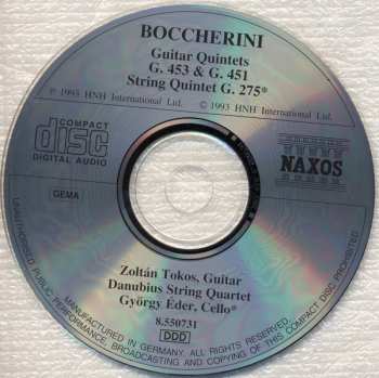 CD Luigi Boccherini: Guitar Quintets Vol. 3