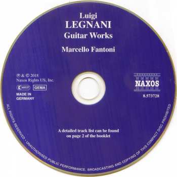 CD Luigi Legnani: Guitar Works