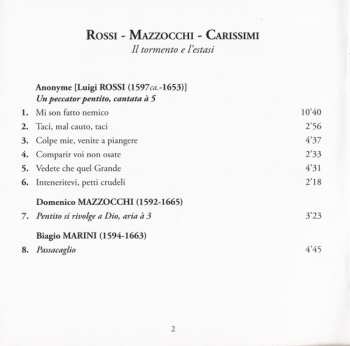 CD Luigi Rossi: Il Tormento E L'Estasi