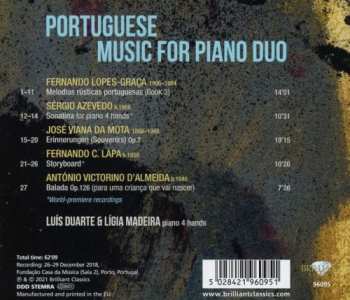 CD José Viana da Mota: Portuguese Music For Piano Duo