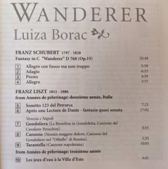 SACD Luiza Borac: Luiza Borac - Wanderer: Schubert and Liszt
