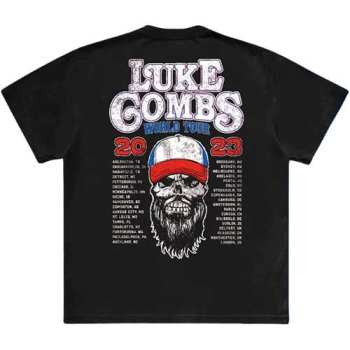 Mercancía Luke Combs: Luke Combs Unisex T-shirt: Tour '23 Skull (back Print & Ex-tour) (small) S