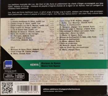2CD Kisii: Kenya: Musiques Du Nyanza = Kenya: Musics From Nyanza