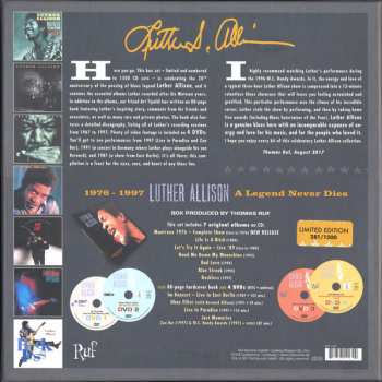 7CD/4DVD/Caja Luther Allison: A Legend Never Dies (Essential Recordings 1976 - 1997) LTD | NUM