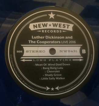LP Luther Dickinson: Live 2016 CLR | LTD