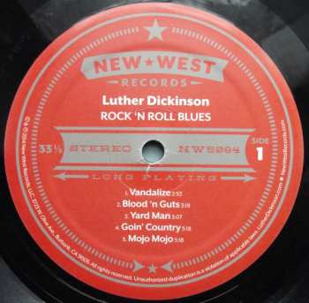 LP Luther Dickinson: Rock 'N Roll Blues LTD