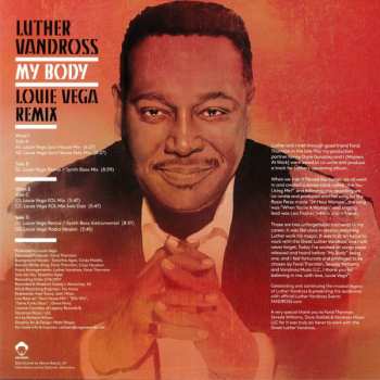 2LP Luther Vandross: My Body (Louie Vega Remix)