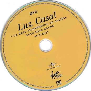 CD/DVD Luz Casal: Solo Esta Noche 21/7/2021 DIGI