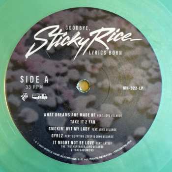 LP Lyrics Born: Goodbye, Sticky Rice CLR