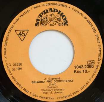 SP Aleš Sigmund: Skladba Pro Dorostence / Skladba Pro Dorostenky