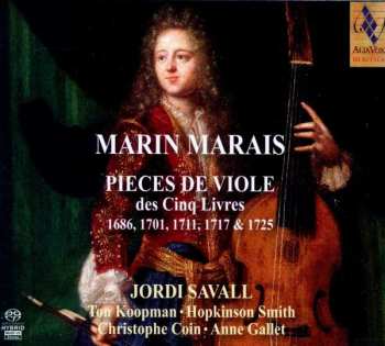 Caja/5SACD Christophe Coin: Pièces De Viole Des Cinq Livres (1686 - 1725)