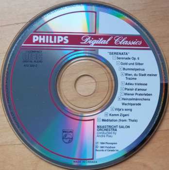 CD Maastrichts Salon Orkest: Serenata