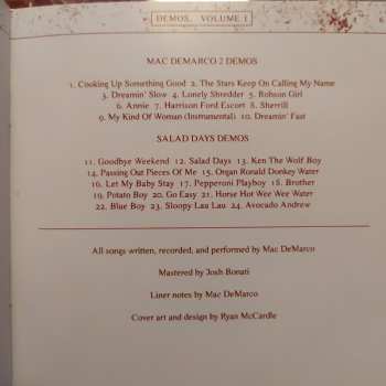 CD Mac Demarco: Demos, Volume 1