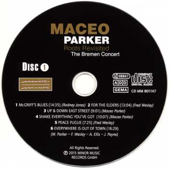 2CD Maceo Parker: Roots Revisited The Bremen Concert