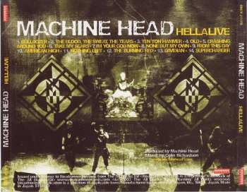 CD Machine Head:  Hellalive LTD