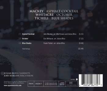 CD Eric Whitacre: Asphalt Cocktail / October / Blue Shades
