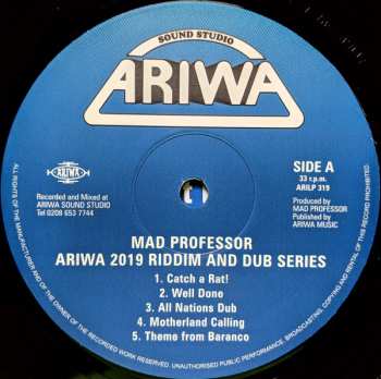 LP Mad Professor: Ariwa 2019 Riddim And Dub Series