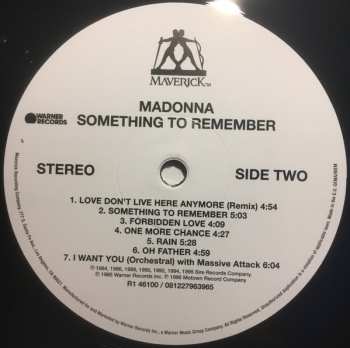 LP Madonna: Something To Remember