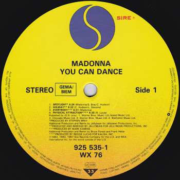 LP Madonna: You Can Dance