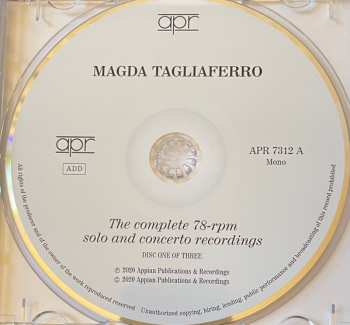 3CD/Caja Magda Tagliaferro: The Complete 78-rpm Solo And Concerto Recordings