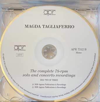 3CD/Caja Magda Tagliaferro: The Complete 78-rpm Solo And Concerto Recordings