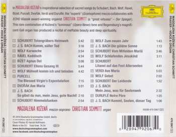 CD Magdalena Kožená: Prayer - Voice & Organ