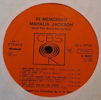 5LP/Caja Mahalia Jackson: In Memoriam (5xLP + BOX + INSERT) (JINÉ ŠTÍTKY)