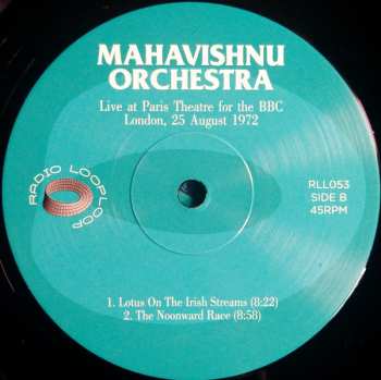 LP Mahavishnu Orchestra: Live At Paris Theatre For The BBC, London, 25 August 1972