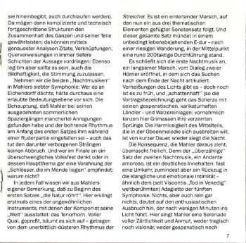 CD Gustav Mahler: Symphonie No. 7