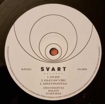 LP Malady: Ainavihantaa