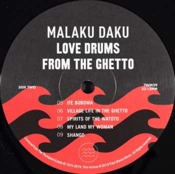 LP Malaku Daku: Love Drums From The Ghetto LTD