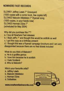 SP Malcolm Middleton: Ryanair Song LTD | NUM