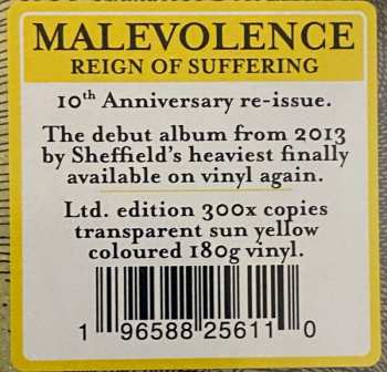 LP Malevolence: Reign Of Suffering CLR | LTD