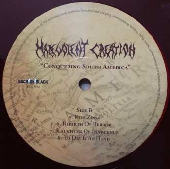 2LP Malevolent Creation: Conquering South America LTD | CLR