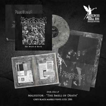 LP Malfeitor: The Smell Of Death (grey Black Marble Vinyl)