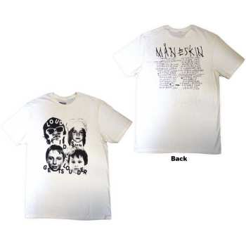 Mercancía Måneskin: Maneskin Unisex T-shirt: Loud Kids European Tour '23 (back Print & Ex-tour) (x-large) XL