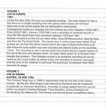 5CD/Caja Manfred Mann's Earth Band: Bootleg Archives Volumes 1-5