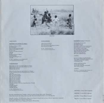 LP Manfred Mann's Earth Band: Somewhere In Afrika