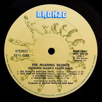 LP Manfred Mann's Earth Band: The Roaring Silence