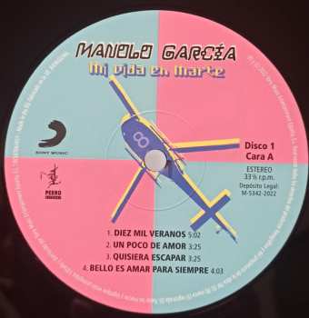 2LP Manolo García: Mi Vida En Marte